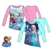 TRIČKO - TUNIČKA FROZEN 4A ANNA+ELSA PINK