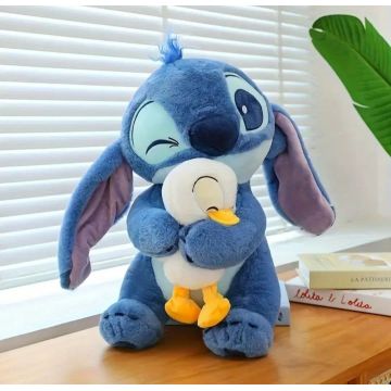 PLYŠOVÝ STITCH S PTÁČKEM